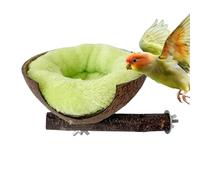 Parakeet - Warm Anti Pecking Bird Cage, Wooden Small Bird Habitat, Sleeping Area for Cockatiel Conure Lovebird Canary Finch | Safe Winter Breeding for Indoor Outdoor Aviary Perch C