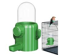 Parakeet Water Distributeur For Cage - ABS 15x12x8cm | Automatic Cactus-Style Bird Waterer | Drinking Accessory For Parrots Cockatiels Lovebirds Canaries Your Aviary Needs.