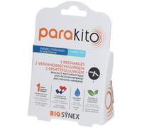 ParaKito 2 Recharges de remplacement pour bracelet anti-moustique Bracelet pc(s)