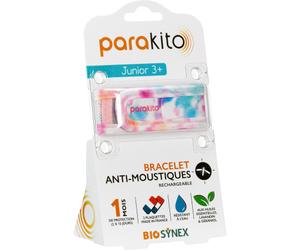 Parakito Bracelet Anti-Moustique Rechargeable Junior Tie & Dye 1 Pièce