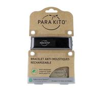 Parakito Color Bracelet Anti-Moustiques Noir + 2 pastilles