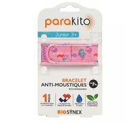 Parakito Bracelet Anti-Moustiques Rechargeable Junior +3 Ans Sirenes Avec 2 Recharges