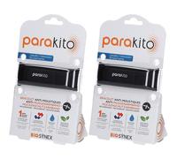 ParaKito Bracelet Anti-Muggen Volwassenen Zwart 2x1 pc(s)