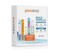 PARAKITO - Bracelets Anti-Moustiques Réutilisables - Pack Famille - 3 Bracelets + 1 Spray Offert - 6 Plaquettes Incluses aux Huiles Essentielles - Sans DEET (3 Juniors)