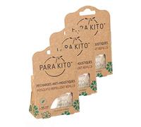 Parakito - Protection ANTIMOUSTIQUE Naturelle - Recharges Para'kito pour Bracelet et Clip - Lot de 3 x 2