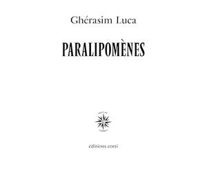 Paralipomènes (2e édition)