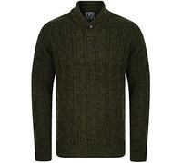 Parallax Shawl Neck Jumper in Green - Tokyo Laundry - XL