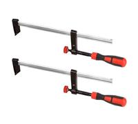 Parallel Clamp Set, Heavy Duty Carpenter, Woodworking Clamping Tool, Adjustable Bar Clamp Kit for Carpentry Framing Gluing Fixing Workshop Job Site Diy Furniture Assembly 5.91x1.38 Inches