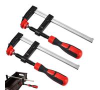 Parallel Clamps - 2 Piece Woodworking Tool, Set Precision Carpenter Clamping System for Strong Hold Gluing Fixing Framing Cabinet Making Carpentry Job Site Workshop Construction 5.91x1.38 inches