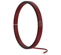 Parallel Electrical Wire 22 AWG-22 Gauge 5m/16.4ft-Tinned Copper Cable-2 Conductor for Automotive Wire-LED Strips,Audio/Speaker Wire,Low Voltage Landscape Lighting,Lamps