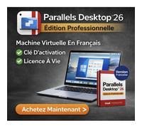 Parallels Desktop 26 Pro Licence Perpétuelle - Machine Virtuelle En Français - Pour Mac Intel & Puce M1/M2/M3