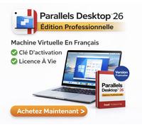Parallels Desktop Professionnel Licence À Vie Perpétuelle Compatible Mac Clé D¿Activation Rapide Version Française