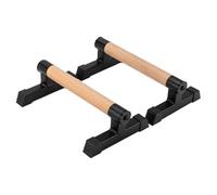 Parallettes Support de pompes fitness en bois forme H for exercices musculation à domicile, appui renversé, barres parallèles