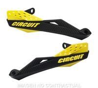 Paramanos Circuit FENIX Nylon Noir-Jaune Pour Moto Pièces Accessoires