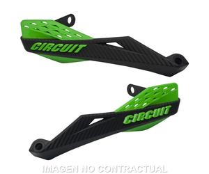 Paramanos Circuit Fenix Nylon Noir-Vert Pour Moto Repuestos Accessoires Pièces