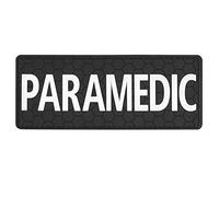 PARAMEDIC 5"x2" Body Armor Plate Carrier EMS EMT Med Medical PVC Hook Patch