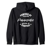 Paramédic Powered by Passion Driven by Purpose Profession Sweat à Capuche