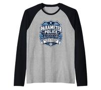 Parameter Police Coral Reef Tank Zoanthid Shirt Manche Raglan