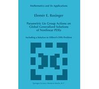 Parametric Lie Group Actions On Global Generalised Solutions Of Nonlinear Pdes