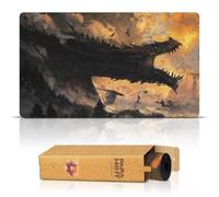 Paramint Ancalagon The Black (Bords Cousus) - Tapis de Jeu Le Seigneur des Anneaux - Compatible avec Les Tapis de Jeu Magic: The Gathering - Jouez à MTG, Yugioh, TCG - Designs Originaux