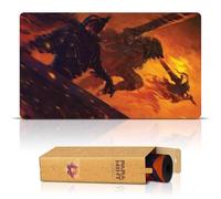Paramint Brothers in Arms (Bords Cousus) - Tapis de Jeu Berserk, Elden Ring, Dark Souls Anime - Compatible avec Les Tapis de Jeu Magic: The Gathering - Jouez à MTG, Yugioh, TCG - Designs Originaux
