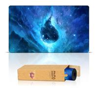 Paramint Island Ethereal Mana (Bords Cousus) - Tapis de Jeu MTG - Compatible avec Les Tapis de Jeu Magic: The Gathering - Jouez à MTG, Yugioh, TCG - Tapis de Jeu aux Designs Originaux