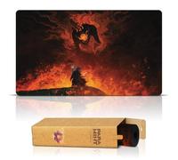 Paramint The Shadow and The Flame (Bords Cousus) - Tapis de Jeu Le Seigneur des Anneaux - Compatible avec Les Tapis de Jeu Magic: The Gathering - Jouez à MTG, Yugioh, TCG - Designs Originaux