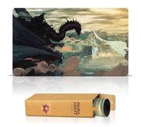 Paramint Witch King of Angmar (Bords Cousus) - Tapis de Jeu Le Seigneur des Anneaux - Compatible avec Les Tapis de Jeu Magic: The Gathering - Jouez à MTG, Yugioh, TCG - Designs Originaux