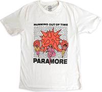 Paramore - "Running Out Of Time" T-shirt homme/femme unie RO8207 (S) (Blanc)