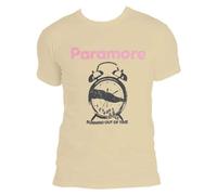 Paramore T Shirt Running Out Of Time Clock Nouveau Officiel Unisex Sand