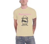 Rock Off officially licensed products Paramore T Shirt Running Out of Time Clock Nouveau Officiel Unisex Sand Size M