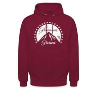 Paramount Pictures Logo Blanc De Style Vintage Sweat À Capuche Unisexe