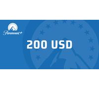 Paramount Plus Gift Card 200 USD
