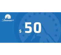 Paramount Plus Gift Card 50 USD