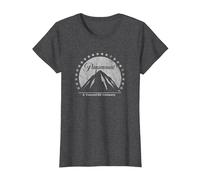 Paramount Simple Vintage Logo T-Shirt, Femme, Chiné Foncé, S