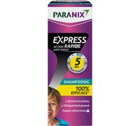 Paranix Express 5 Minutes Shampoing Anti-Poux Et Lentes 200ml + Peigne 1 Pièce