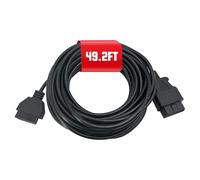 PARANNIC Câble d'extension OBD2 mâle vers femelle pour scanner OBD2, outil de diagnostic compatible avec tous les véhicules OBD2 (câble d'extension 15 m)
