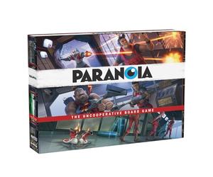 Paranoia : le jeu de société peu coopératif - Trahison stratégique et survie dans le complexe alpha, idéal pour les soirées de jeu avec adultes, à partir de 14 ans, 2 à 6 joueurs, 120 minutes de temps