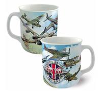 Paranoid Fish Mug motif avions britanniques de la Seconde Guerre mondiale Spitfire Lancaster Hurricane