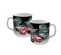 Paranoid Fish The Great British Motor Car Mug à café Motif voitures britanniques classiques