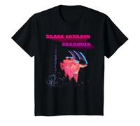 Paranoid Motion Trails Officiels Black Sabbath T-Shirt, Enfant, Noir, 10 Ans