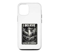 Paranormal Christian Graphic Alien Deception Biblique OVNI Coque pour iPhone 12/12 Pro