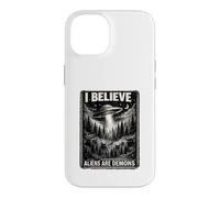 Paranormal Christian Graphic Alien Deception Biblique OVNI Coque pour iPhone 14
