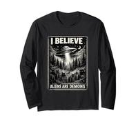 Paranormal Christian Graphic Alien Deception Biblique OVNI Manche Longue