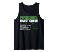 Paranormal Investigator Definition Ghost Research Humour Débardeur