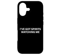 Paranormal I've Got Spirits Watching Haunting Saying Coque pour iPhone 17