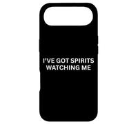 Paranormal I've Got Spirits Watching Haunting Saying Coque pour iPhone Air