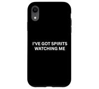 Paranormal I've Got Spirits Watching Haunting Saying Coque pour iPhone XR