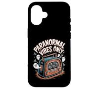 Paranormal Vibes Only Ghost Hunting Halloween Coque pour iPhone 16