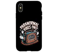 Paranormal Vibes Only Ghost Hunting Halloween Coque pour iPhone X/XS